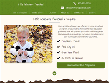 Tablet Screenshot of littleachieverspreschool.com